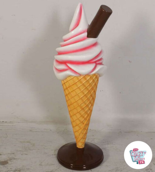 Figura Decoracion Helado Soft Pie exposición