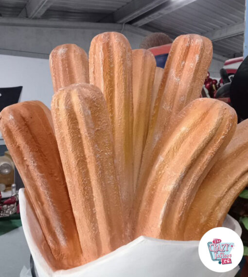 Figura Decoração Churros Detalhe da embalagem