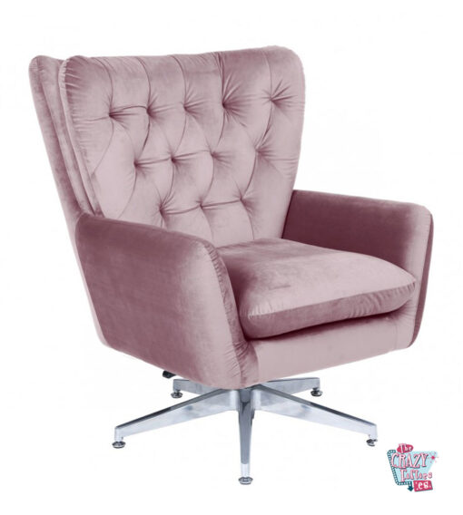 Fauteuil-Vintage-Velvet-Rose2