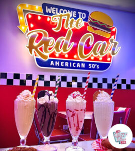 Milkshake sabores actuales.-The Red Car American Diner