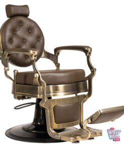 Cadeira de barbeiro clássica de latão