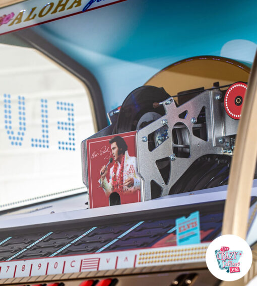 Jukebox Elvis Presley Aloha From Hawaii Vinilo frontal carrusel