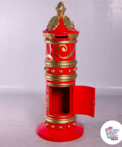 Figura Decoración Navidad Buzón Santa
