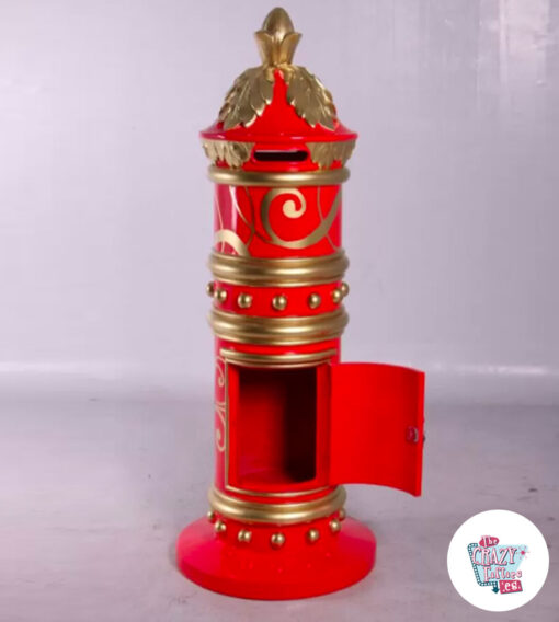 Figura Decoración Navidad Buzón Santa