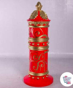 Figura Decoración Navidad Buzón Santa