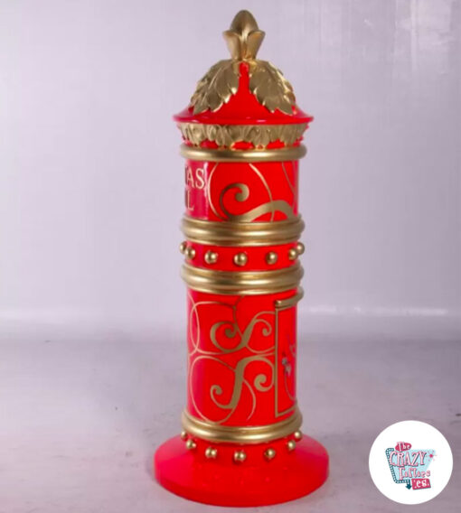 Figura Decoración Navidad Buzón Santa