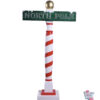 Figura Decoración Navidad Cartel Polo Norte