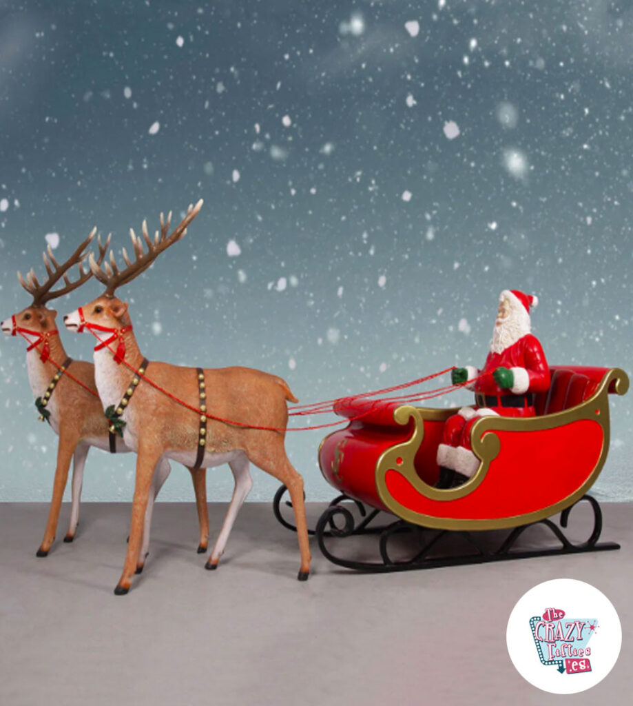 Figura Decoración Navidad Gran Trineo