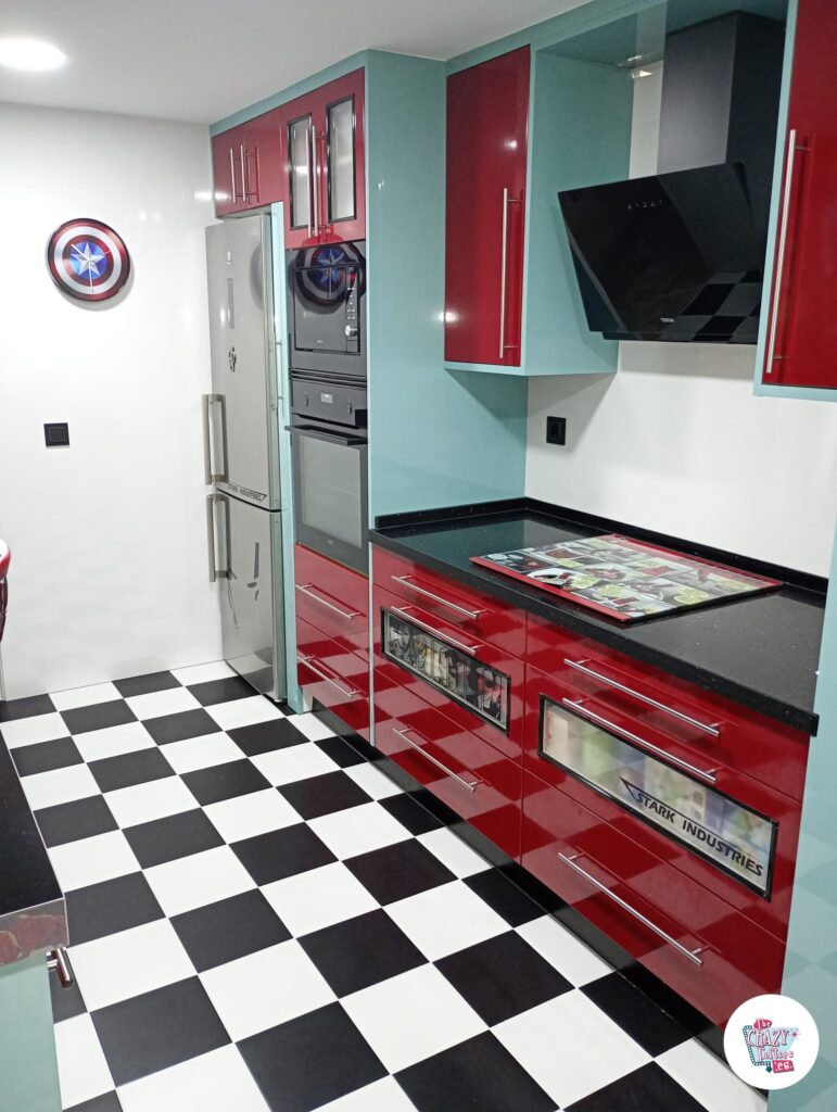 La cocina de Ara capitan america