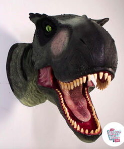 Figura Dinosaurio Cabeza Rex Pared