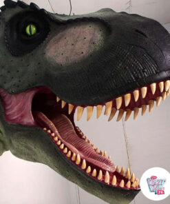 Figura Dinosaurio Cabeza Rex Pared