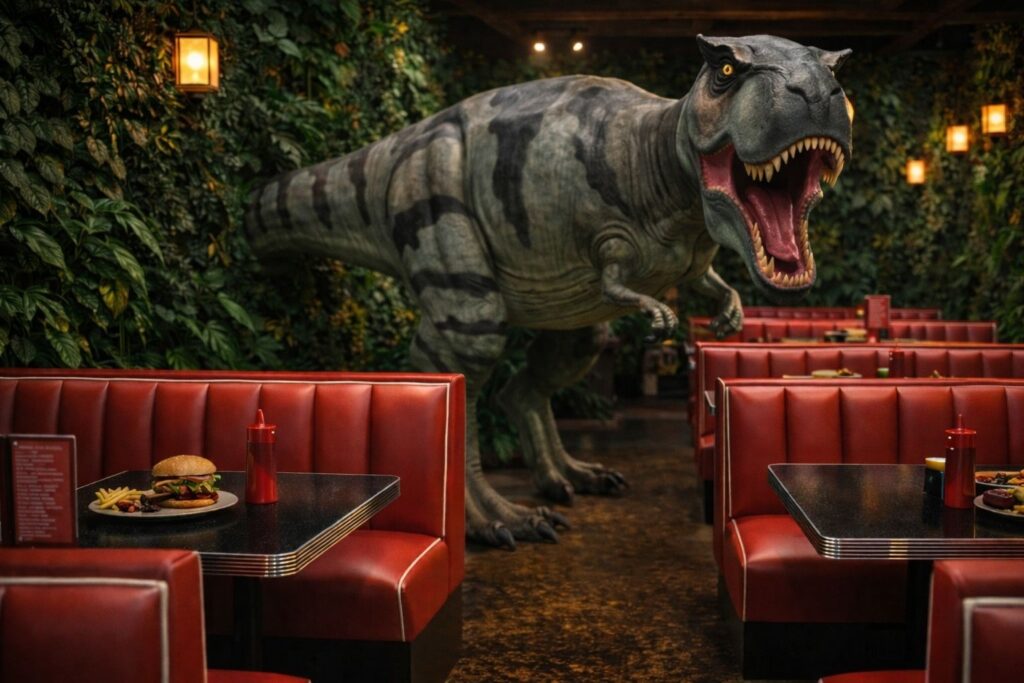 Figura Dinosaurio Rex Acechando