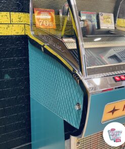 Jukebox Rocket 88 CD Turquesa cuarto izquierdo