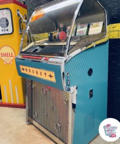 Jukebox Rocket 88 CD Turquesa cuarto derecho