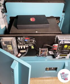 Jukebox Rocket 88 CD Turquesa interior