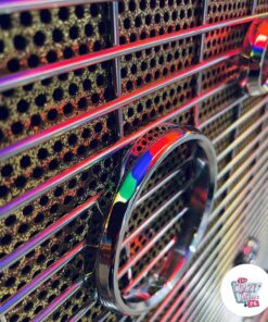 Jukebox Rocket 88 CD Turquesa reflejo rejilla