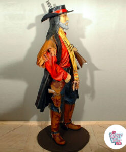 Decoración Salvaje Oeste Vaquero con Rifle