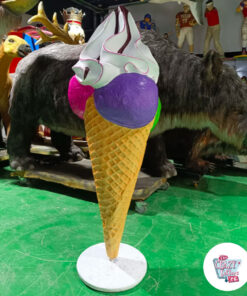 Figura Decoración Helado Gigante 180 cm