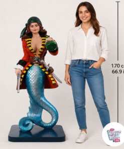 Figura Decoración Sirena Pirata