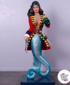 Figura Decoración Sirena Pirata
