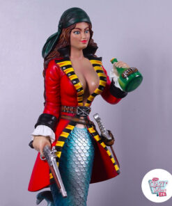 Figura Decoración Sirena Pirata