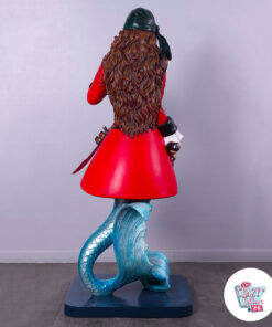 Figura Decoración Sirena Pirata
