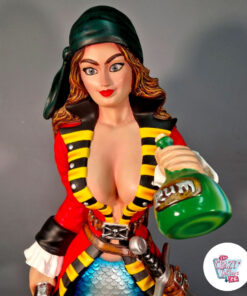Figura Decoración Sirena Pirata