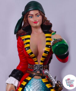 Figura Decoración Sirena Pirata