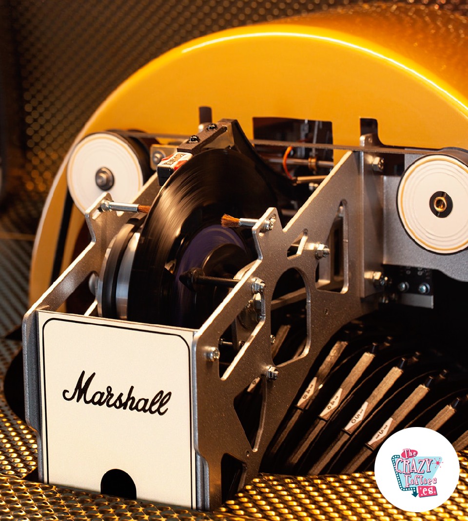 Jukebox Marshall Vinilo Cream Lector Vinilo
