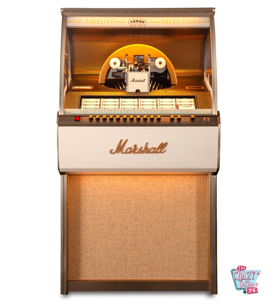Jukebox Marshall Vinilo Cream frente
