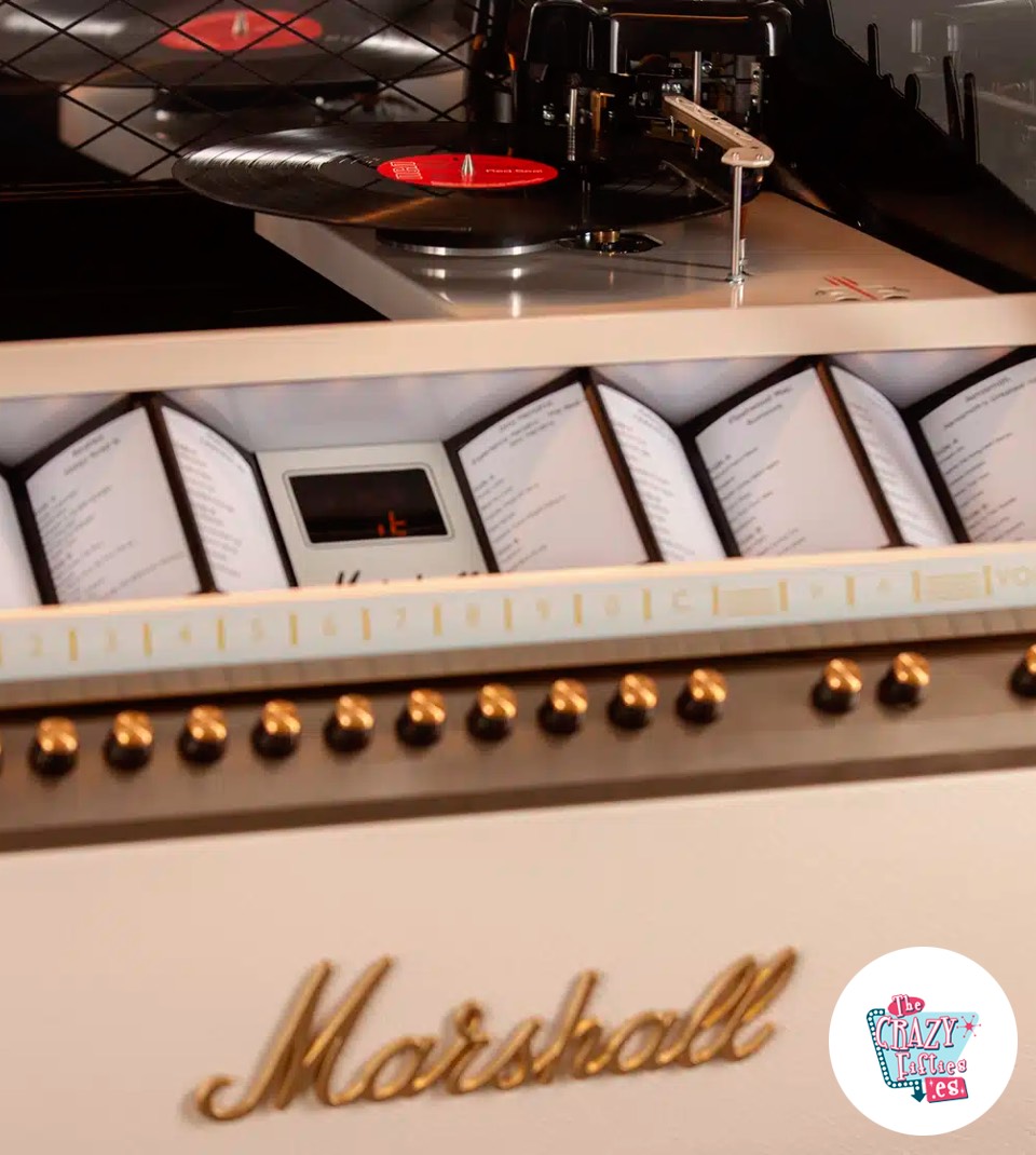 Jukebox Marshall LP Cream librero
