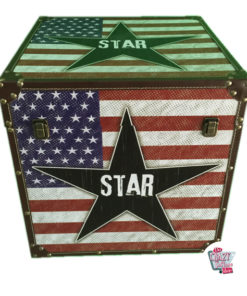 Setembro 2 Trunks retro da estrela americana