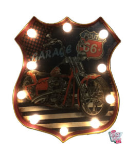 Brillante Vintage Poster Harley percorso 66