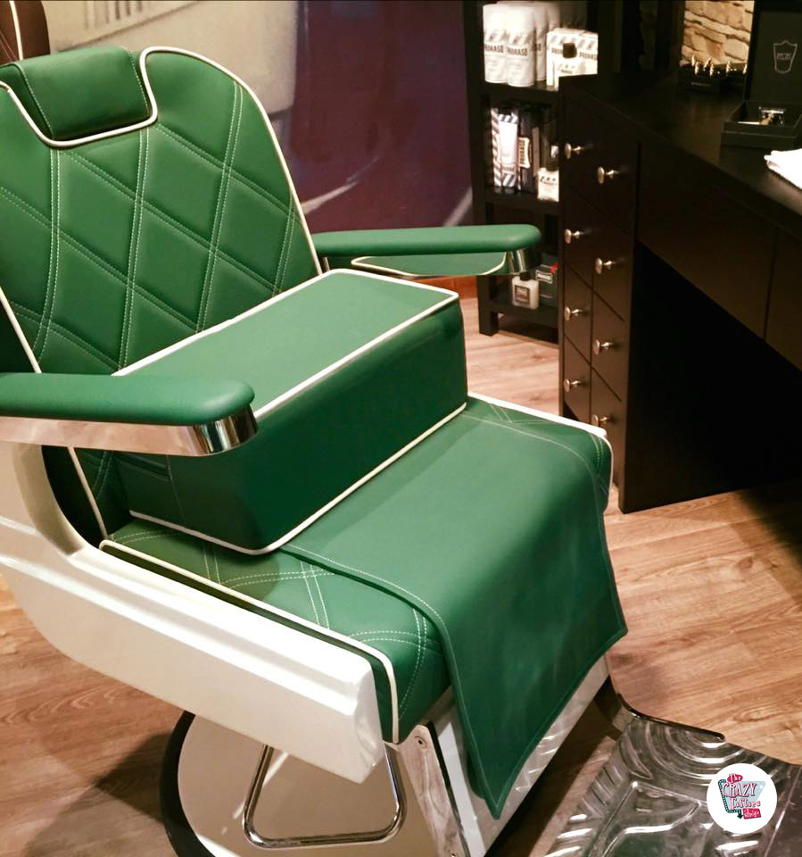 Cojín Sillón de Barbero retro Vintage