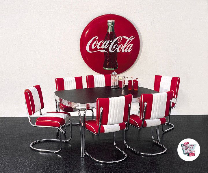 Conjunto Retro comedor Americano C2727