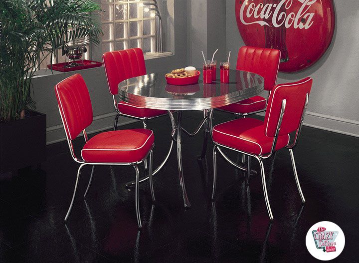 Silla Retro Diner Americano CO25