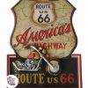Tabela Retro Harley Davidson Route 66