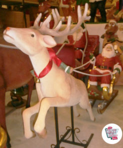 Figura Decorazione Natale Sleigh di Babbo Natale