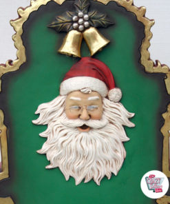 Figura Decorazione Natale Trono Babbo Natale