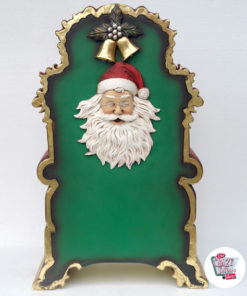 Figura Decorazione Natale Trono Babbo Natale