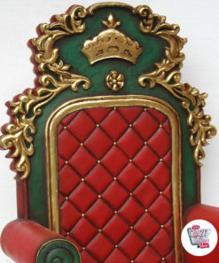 Figure Decoration Christmas Throne Santa Claus