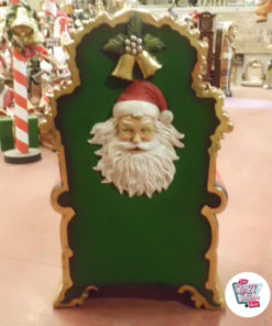 Figura Decorazione Natale Trono Babbo Natale