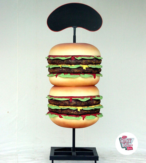 Figura alimentare Burger con Slate
