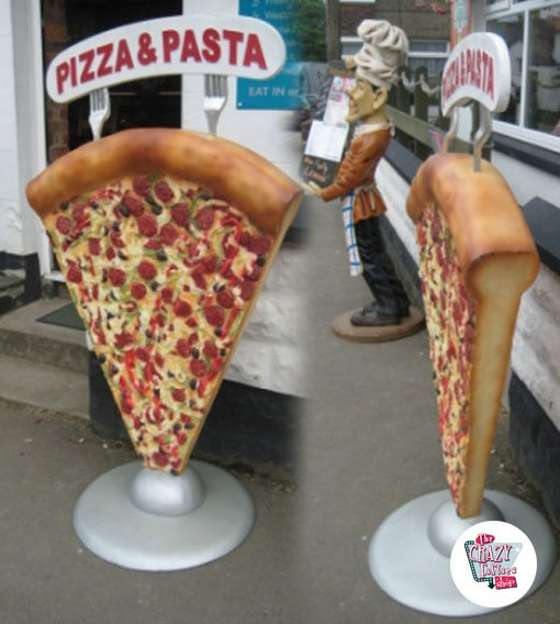 grammatik formel opfindelse Theme Decoration, Figure Food Pizza Portion »Thecrazyfifties.es