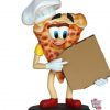 Figura Serviço de comida Pizza com caixa