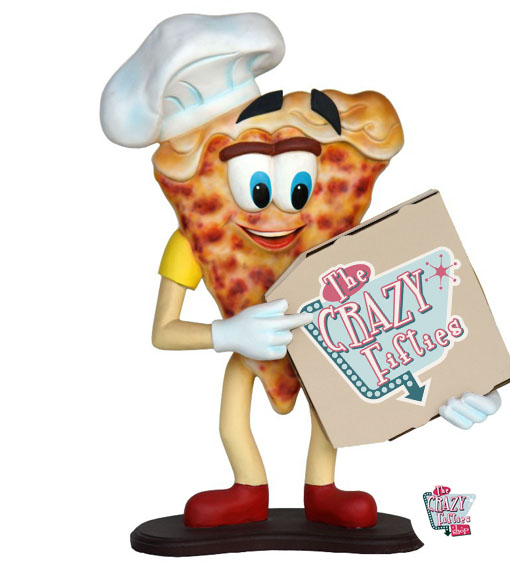 Figur Servering Pizza med Box