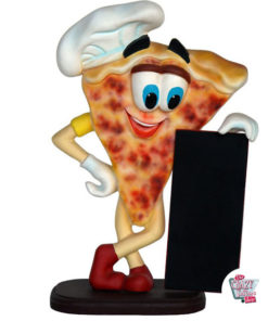 Figura Serviço de comida Pizza com menu