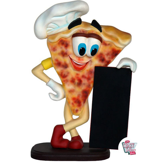 Figur Mad Visning Pizza med Menu