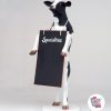 Figure Vache alimentaire avec ardoise