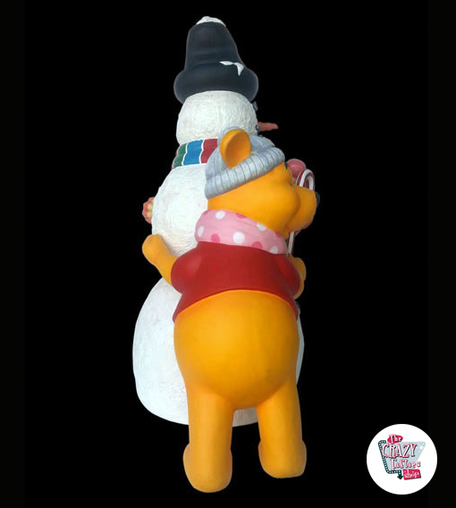 Figura Decoração Natal Boneco de neve, Tigre e Pooh